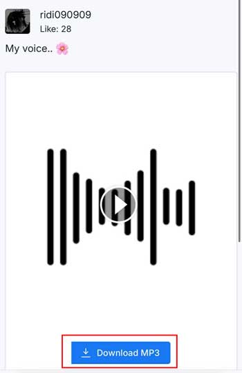 Step 3: Download Your Threads Audio